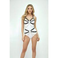 Siyah Harness Takım Zincir Detaylı Tokalı Vücut Aksesuarı - Brf1260