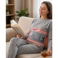 Kablosuz Isı Terapili Bel Kemeri 3 Masaj Modlu Usb Şarjlı Tasarım