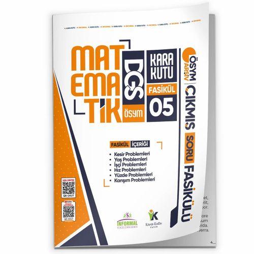 2026 DGS MATEMATİK Kara Kutu 8li Fasikül SETİ ÖSYM Çıkmış Soru Bankası Çözümlü Modüler PAKET