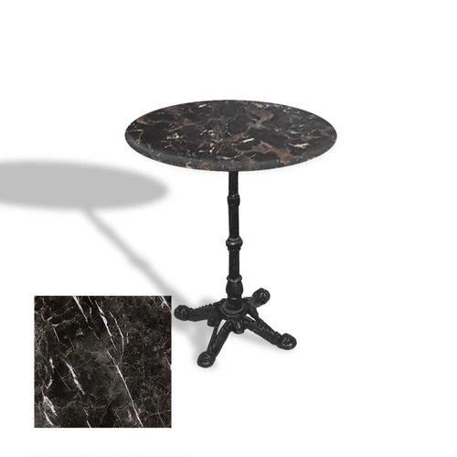 Dockers Çipa 1002 Döküm Ayak Yuvarlak Masa Çap 80cm - (Werzalit, Wermodin ve Allzalit Tabla) - Teramo