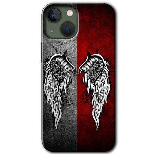 Potkal Hediye Fabrikası iPhone 13 Mini HD Baskılı Kılıf + 9D Tam Ekran Koruyucu - Lucifer