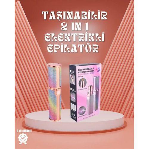 Paslanmaz Çelik Bıçaklı Usb Epilatör – Kaş, Üst Dudak Ve Çene Tüy Temizleyici