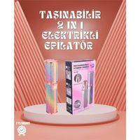 Paslanmaz Çelik Bıçaklı Usb Epilatör – Kaş, Üst Dudak Ve Çene Tüy Temizleyici