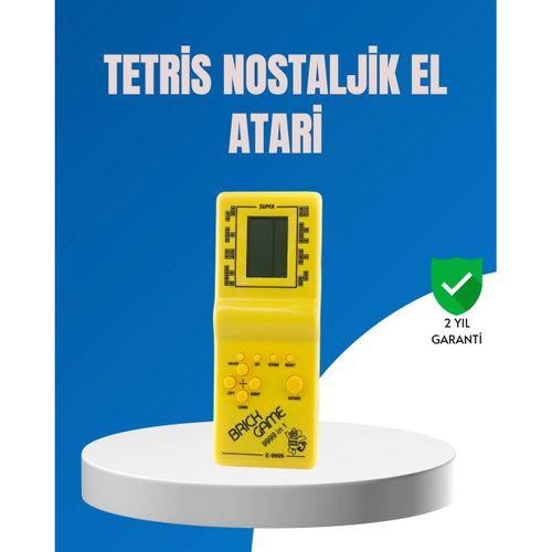 Mini Tetris El Aterisi – Taşınabilir Retro Oyun Konsolu, Pil İle Çalışan Klasik Model