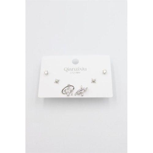 Çoklu Set Küpe - Gümüş