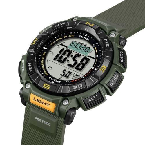Casio Pro Trek PRG-340-3DR Güneş Enerjili Erkek Kol Saati