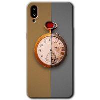 MRCİLETİSİM MRCİLETİSİM Samsung Galaxy A10s Kılıf HD Desen Baskılı Arka Kapak + Temperli Cam - Clocks Artwork
