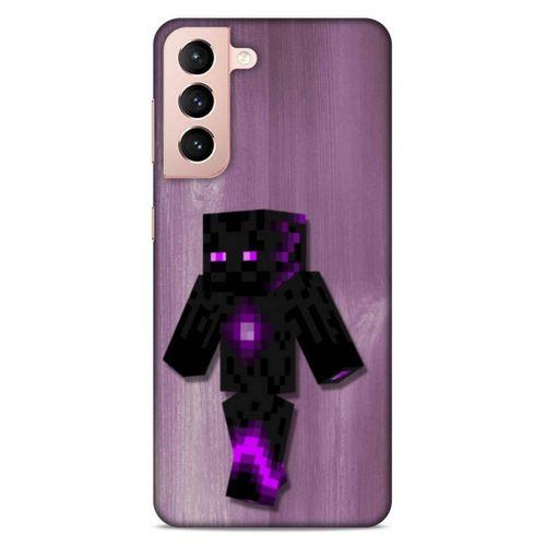 Lopard Samsung Galaxy S21 Uyumlu Kılıf PiXel (50) Shockproof Kılıf Mor