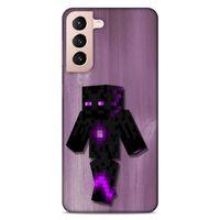 Lopard Samsung Galaxy S21 Uyumlu Kılıf PiXel (50) Shockproof Kılıf Mor