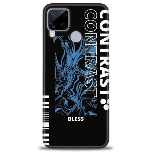 Realme C15 Kılıf HD Baskılı Kılıf - Bless + Tam Ekran Koruyucu