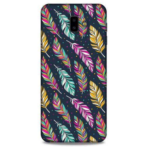 Samsung Galaxy J6 Plus Kılıf Desenli Özel Seri Tüyler (13) Silikon Kap