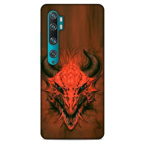 Xiaomi Mi Note 10 Pro Kılıf Dragons (14) Lansman Kılıf Kırmızı Boynuzlu Ejderha