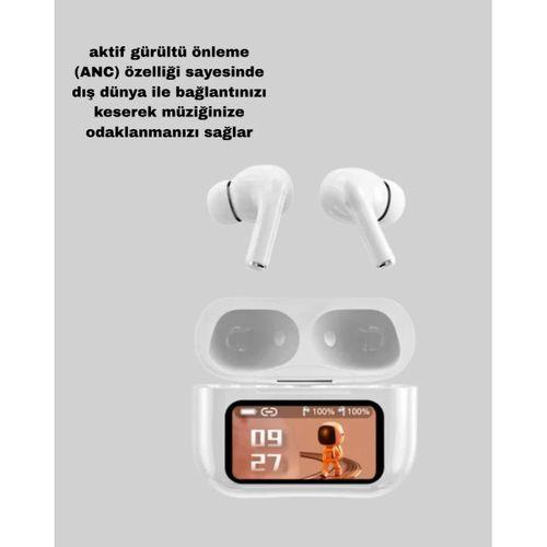 Anc Bluetooth Kulaklık – Dokunmatik, Powerbank Kutulu, Akıllı Sensörlü