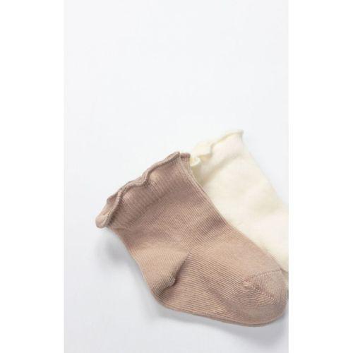 Bistyle Bistyle Overlok Style Penye Soket Çorap 2li 10153 Kahve