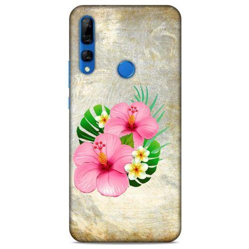 Lopard Huawei Y9 Prime 2019 Uyumlu Kılıf Bahar (17) Tasarım Kılıf Pembe Yeşil