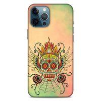 Lopard Apple iPhone 12 Pro Max Uyumlu Kılıf Tattoo's (20) Koruyucu Kılıf Skeleton