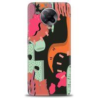 Xiaomi Redmi K30 Pro Kılıf HD Baskılı Kılıf - Turuncu Siyah + Tam Ekran Koruyucu