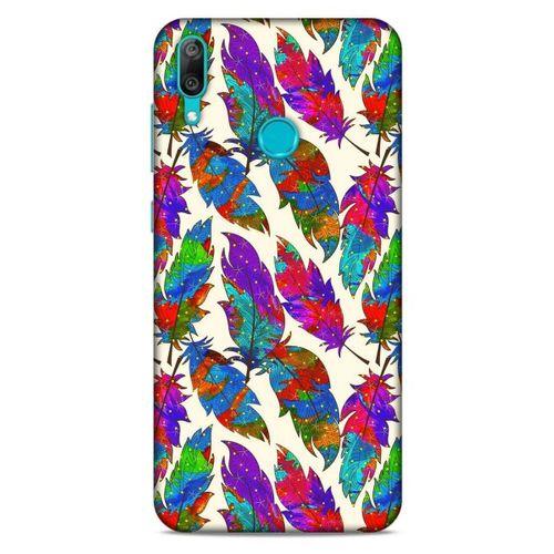 Huawei Y7 Prime 2019 Kılıf Desenli Özel Seri Tüyler (34) Slim Armor Kılıf