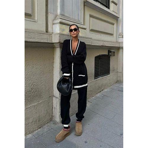 Lunadel Triko Hırka Pantolon Takım 9974