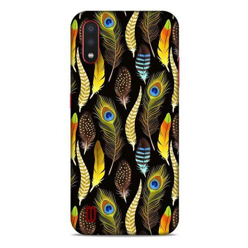 Samsung Galaxy A01 Kılıf Desenli Özel Seri Tüyler (7) Telefon Kılıfı