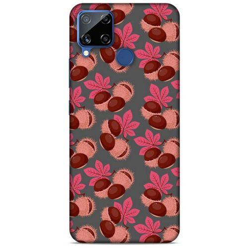 Frutix Kestane 02 Oppo Realme C15 Kılıf Desenli Silikon