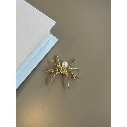 Örümcek Broş - Altın