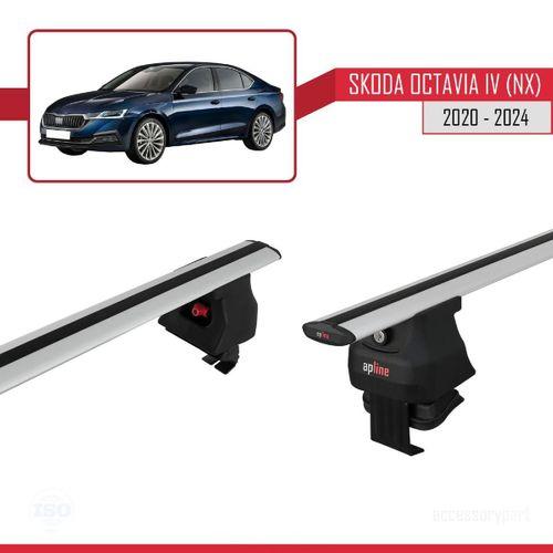Skoda Octavia IV (NX) 2020 ve Sonrası ile uyumlu ACE-4 Ara Atkı Tavan Barı GRİ