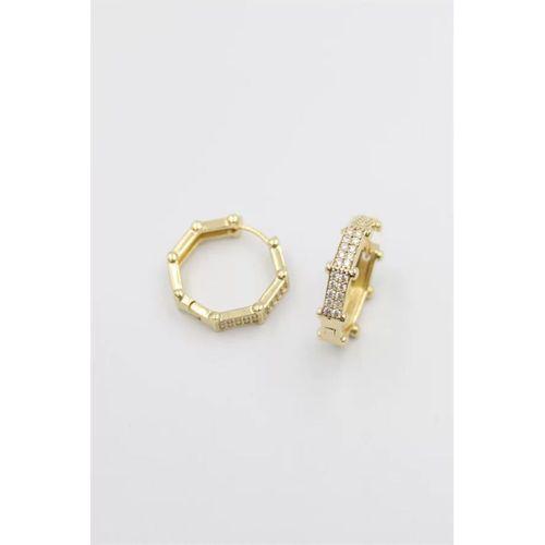 Sekizgen Küpe - Altın