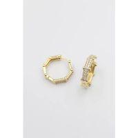 Sekizgen Küpe - Altın