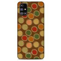 Samsung Galaxy M31s Kılıf Pastel Renkler (43) Thin Fit Kılıf Kahve Yeşil