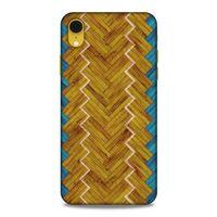 Lopard Apple iPhone XR Uyumlu Kılıf Wood'X (37) Silicone Cover Baskılı