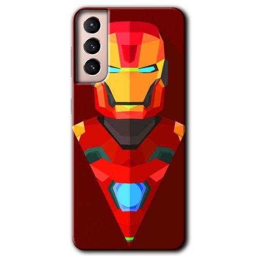 Galaxy S21 Kılıf HD Desen Baskılı Arka Kapak - İron Man Çizim