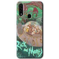 Potkal Hediye Fabrikası Oppo A31 Kılıf HD Baskılı Desen + Hayalet Cam Yandan Görünmez