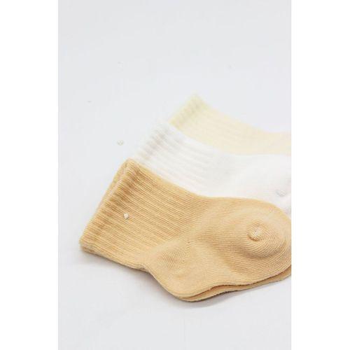 Bistyle Bistyle Little Love Girl 3'lü Penye Soket Çorap 10137 Somon