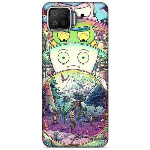 Oppo A73 Uyumlu Kılıf Rick And Morty (48) Bumper Kılıf Decoy Jerrys