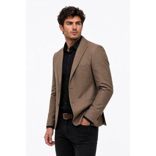 Erkek Tek Spor Ceket 6 Drop Çift Yırtmaçlı Mevsimlik BGL-ST05461