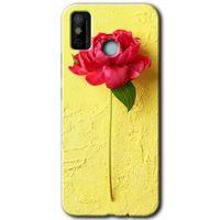 Tecno Spark 6 Go Kılıf HD Desen Baskılı Arka Kapak - Kırmızı Gül
