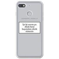 General Mobile GM 8 Go Kılıf HD Yazı Baskılı Silikon Arka Kapak - Yazı 11