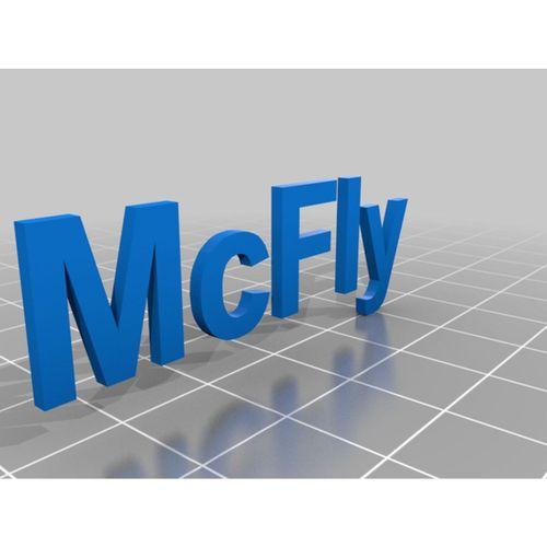McFly (Bu ürün Sadece Plastik parçadır - Almadan Önce Soru Sorabilirsiniz)