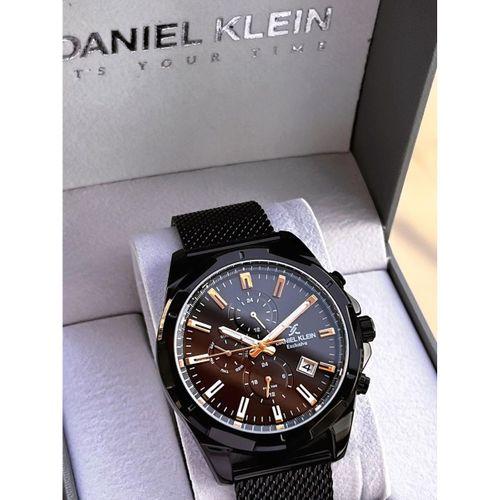 Daniel Klein Erkek Kol Saati 30 Metre Suya Dayanıklı Çelik Kordon + Bileklik Hediyeli  VS.BLKT.0686