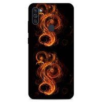 Lopard Samsung Galaxy M11 Uyumlu Kılıf FireX (23) Ultra Koruma Kılıfı Ateşten Simge