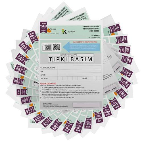 2026 YDS Almanca ÖSYM Tıpkı Basım Çıkmış Soru Deneme Paketi 25li Fasikül SETİ