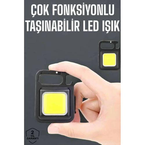 Kamp Işığı Çok Fonksiyonlu Taşınabilir Anahtarlık Kapak Açma Manyetik Özelliği