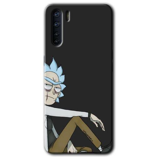 OPPO Oppo A91 Kılıf HD Desen Baskılı Arka Kapak - Rick