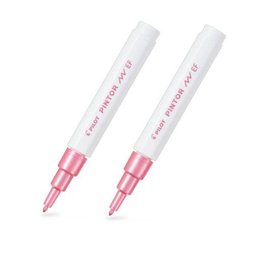 PILOT PİNTOR (EF) METALİK PEMBE ( İki Adet )