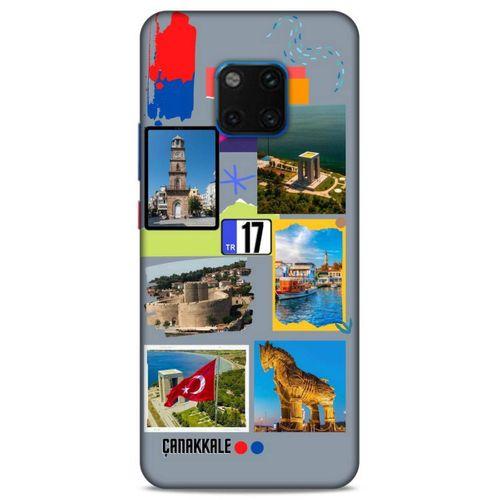 Lopard Huawei Mate 20 Pro Uyumlu Kılıf Şehirli ※ (17) Çanakkale Tasarım Kılıf