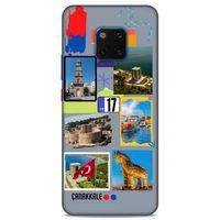 Lopard Huawei Mate 20 Pro Uyumlu Kılıf Şehirli ※ (17) Çanakkale Tasarım Kılıf
