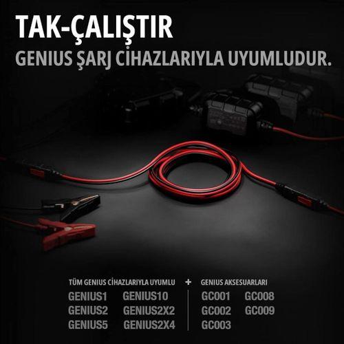 NOCO GC004 Noco Akü Şarj Cihazları İçin 3 Metre Uzatma Kablosu
