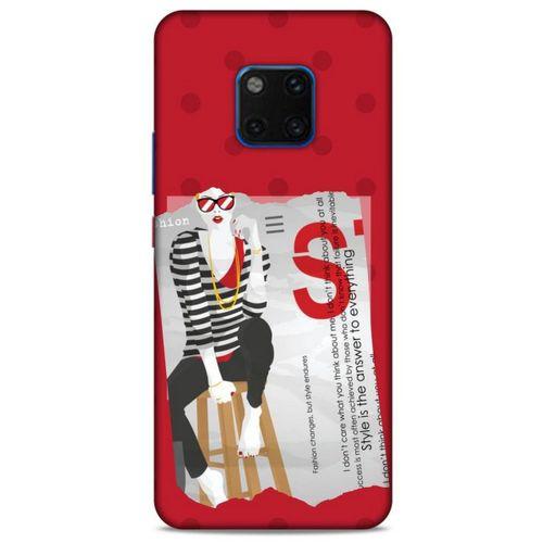Sokak Modası 44 Huawei Mate 20 Pro Kılıf Desenli Silikon