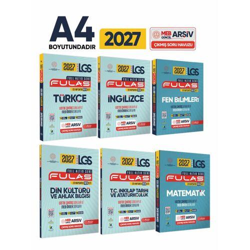 2027 8 Sınıf Full LGS Altın Seri(FULAS)MEB Çıkmış Modüler Soru Bankası Seti Çözümlü EN KAPSAMLI SET